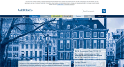 Desktop Screenshot of farrer.co.uk